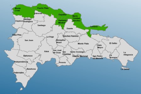 COE emite alerta verde para seis provincias por incidencia de vaguada prefrontal